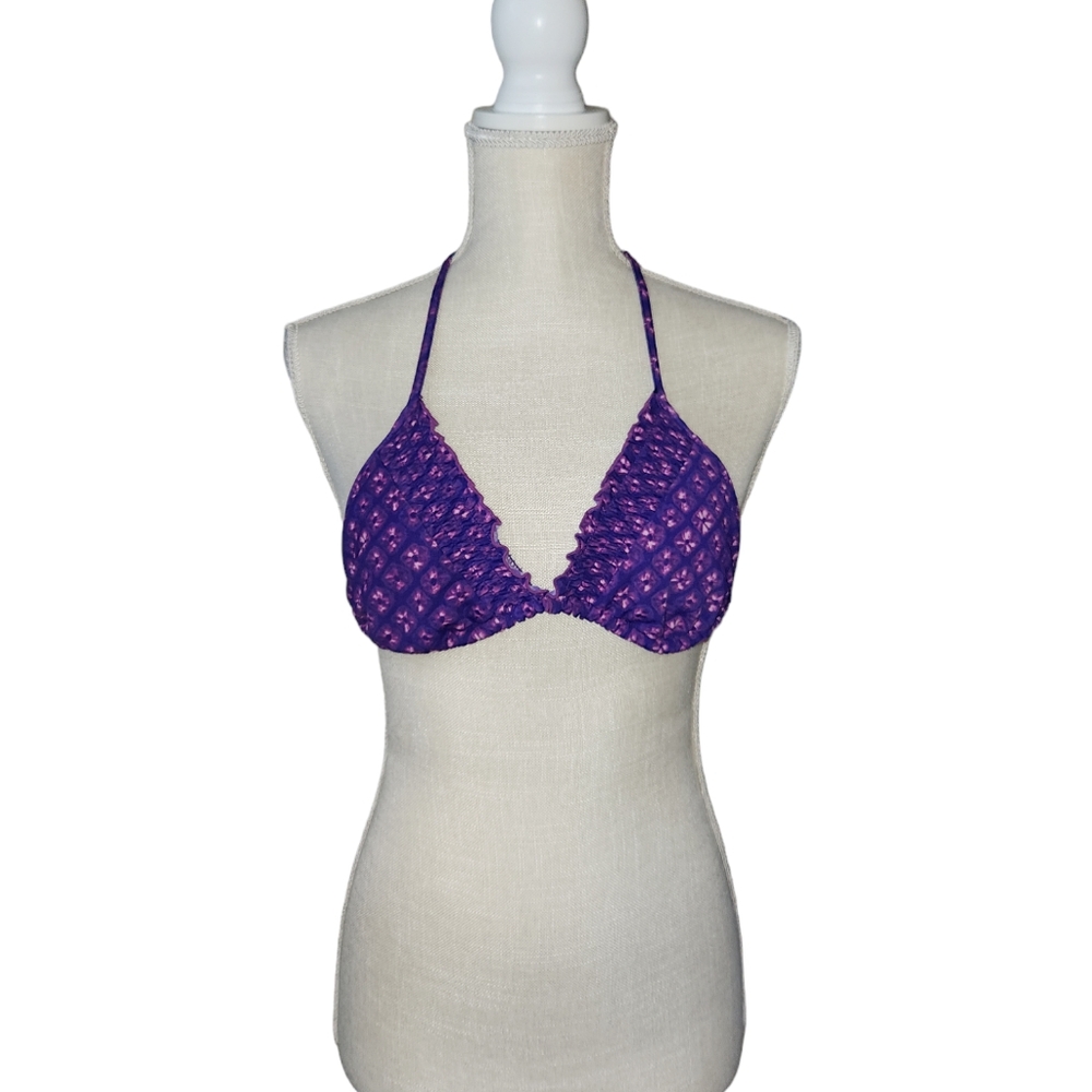 Xhilaration Bikini Swim Top Purple Medium